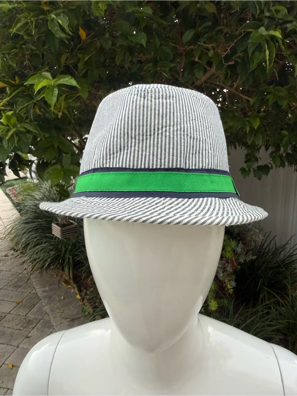 The Children's Place Boys Seersucker Stripe Fedora Hat
